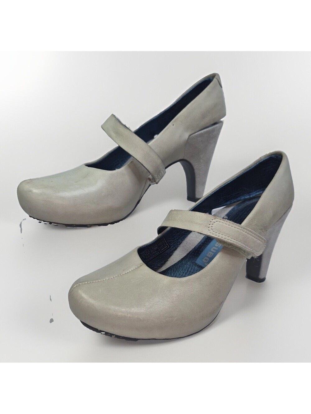 Tsubo Shoes Pumps Heels Women Size 6.5 Beige Leather Comfort Casual Dress Formal